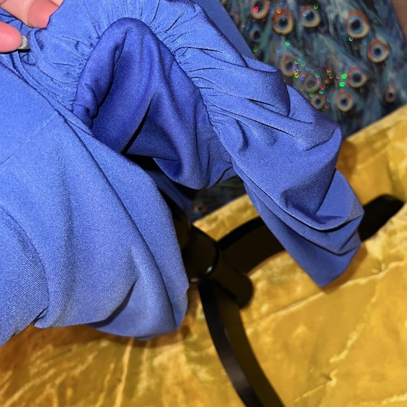 Ellen Tracy Size 4 Plum Balloon Long Sleeve Dress - Picture 13 of 15